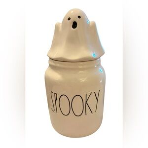 Rae Dunn Halloween Spooky Ghost Canister/Jar